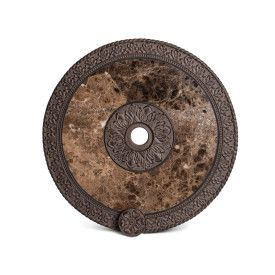 22"D Marble Round Lazy Susan