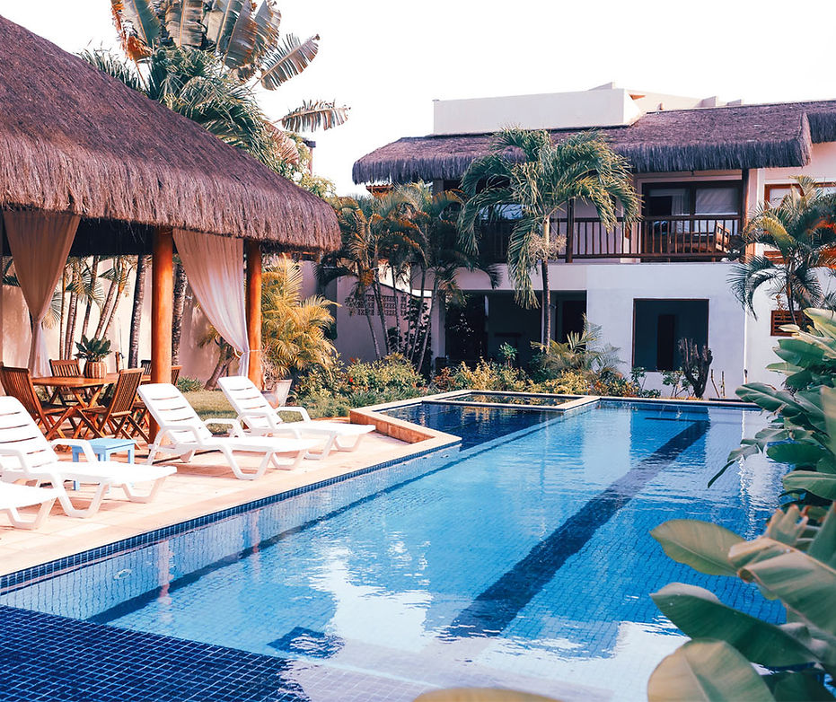 pousada em são miguel do gostoso pé na areia
