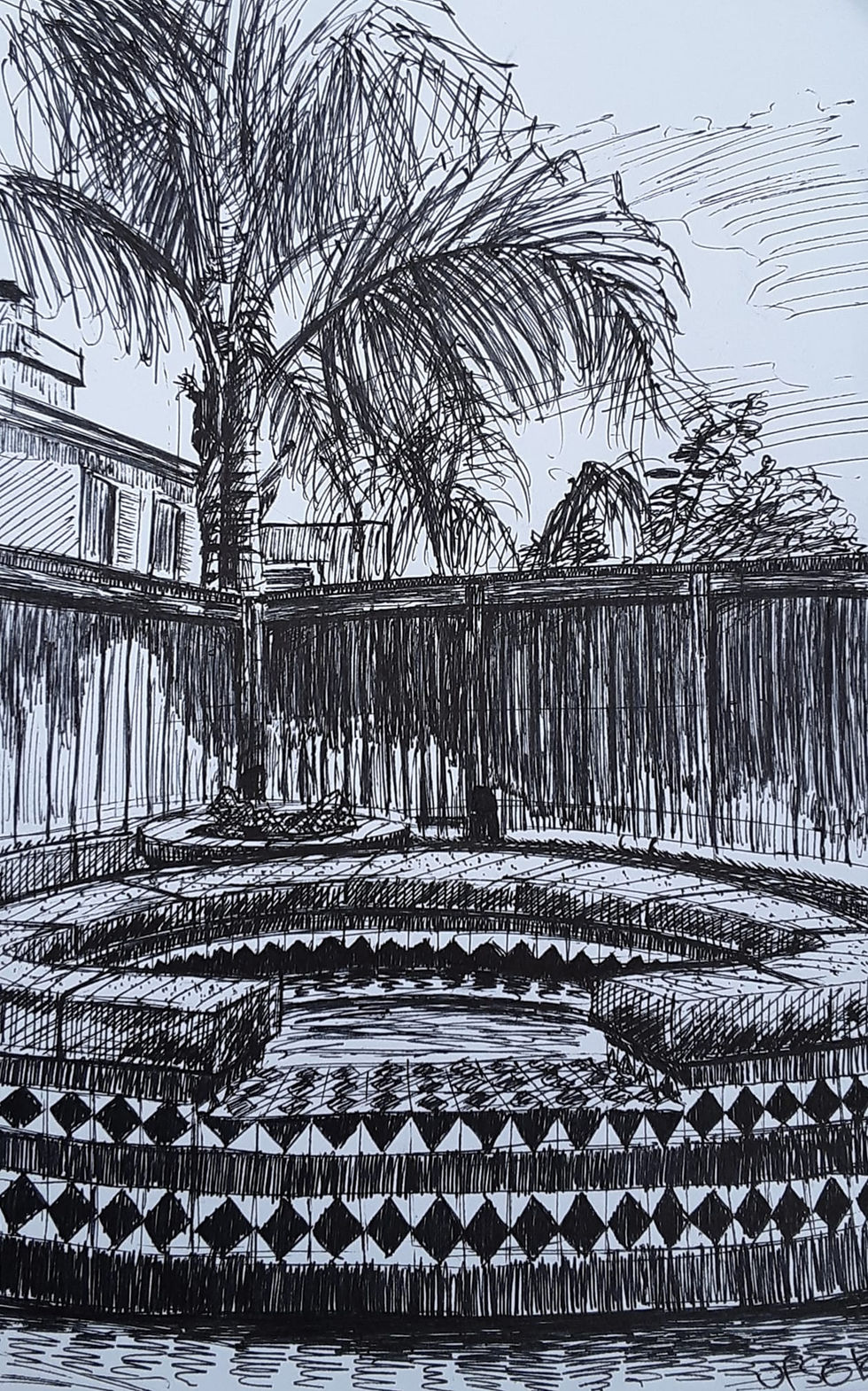 Isaac's Parent's Backyard