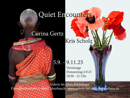 „Quiet Encounters“ – mit Fotografien von Corina Gertz und Kris Scholz