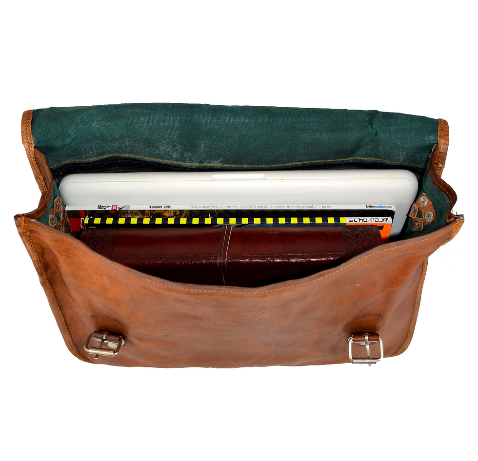 Thumbnail: 15" Wide Plain Fronted Satchel 15WSNP
