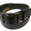 Thumbnail: Black Brass Buckle on black saddle leather belt