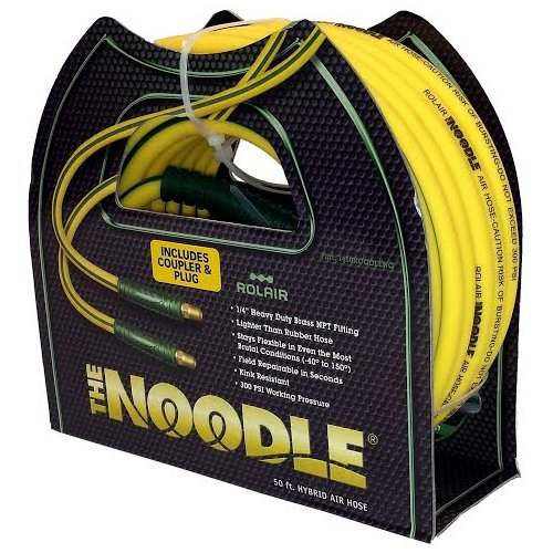 Thumbnail: Rolair 1/4" Noodle Hybrid Hose w/ 1/4" Fittings