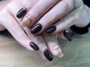 チェックネイル