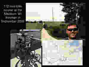 Ironman bike course in Madison, WI