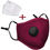 Miniature : Facemask, adult - filter, air valve, adjustable band, adjustable nose bridge
