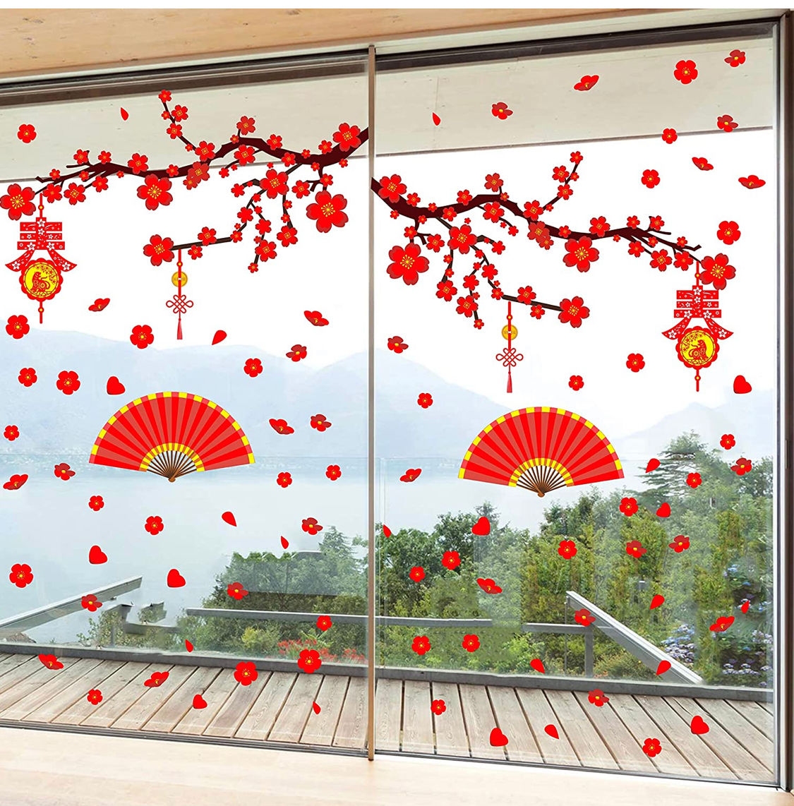 Decoration Stickers for New Year 1 set D2