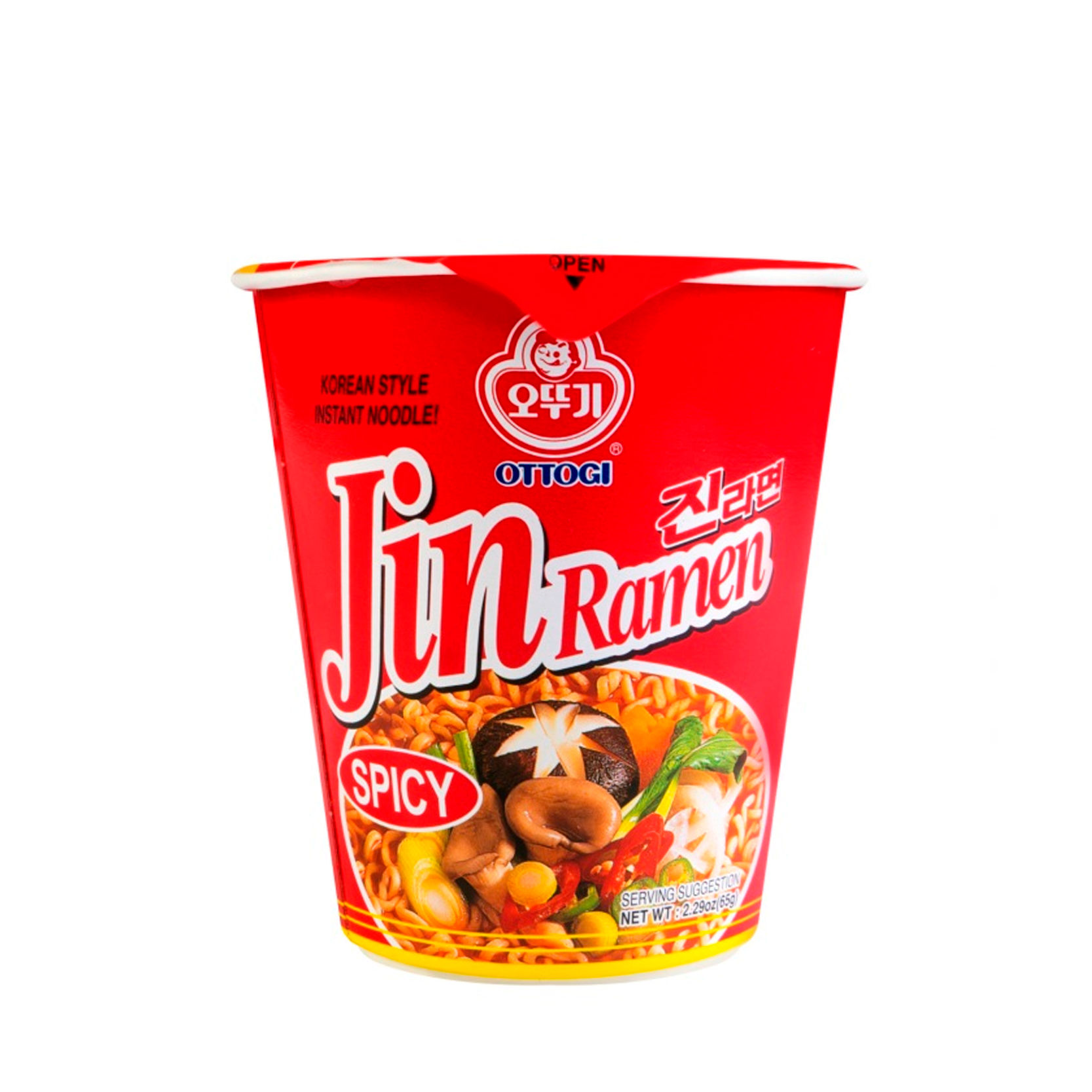 Instand noodles Jin Ramen Cup Spicy 65g