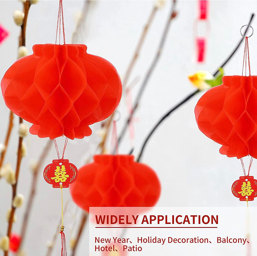 Thumbnail: Hanging Lantern Decoration for New Year or Festivals 1 piece