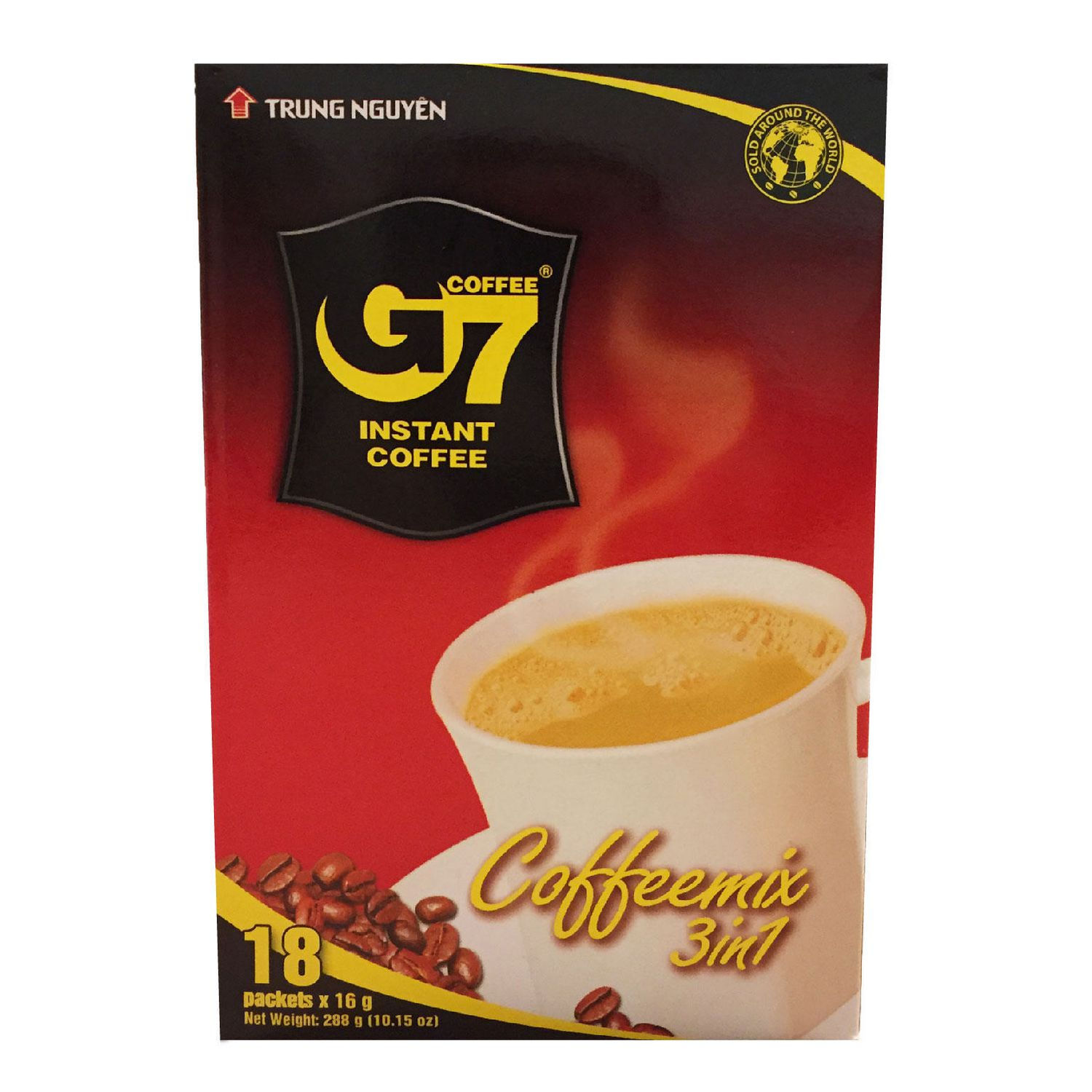 Instant Coffee G7 3 in 1 Trung Nguyen 18 sticks x 16g 288g