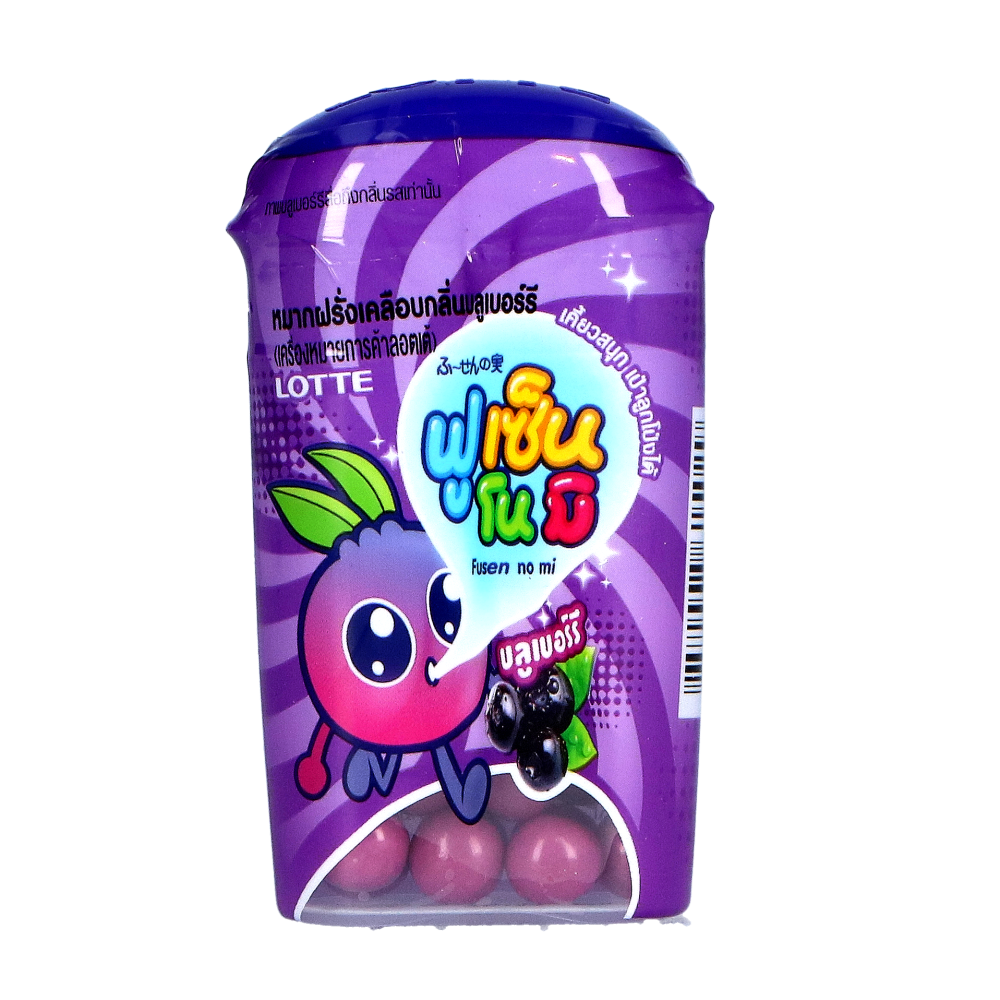 Blueberry Gum Fusen No Mi Lotte 15g