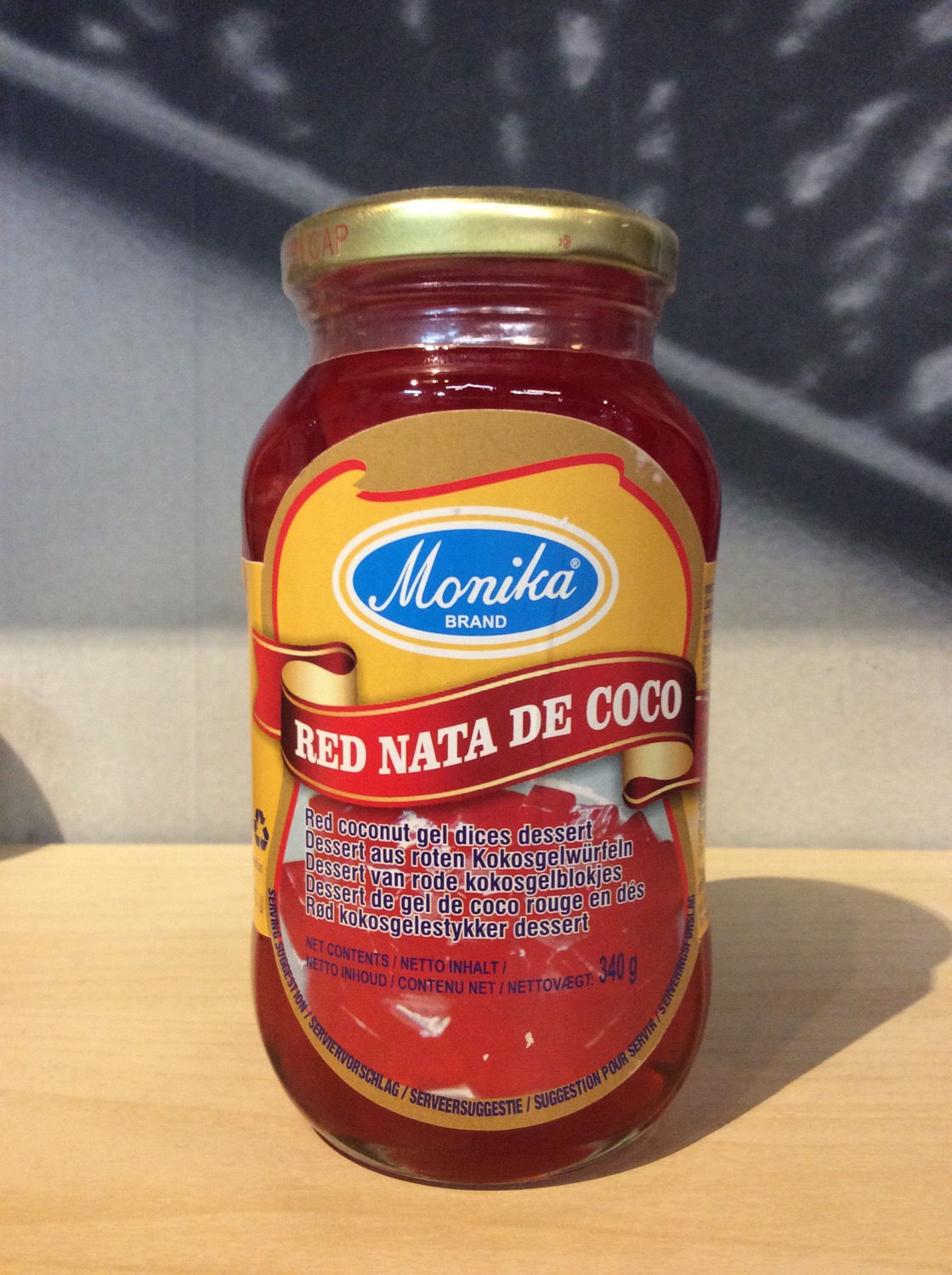 Red Coconut Gel Dices Dessert 340g