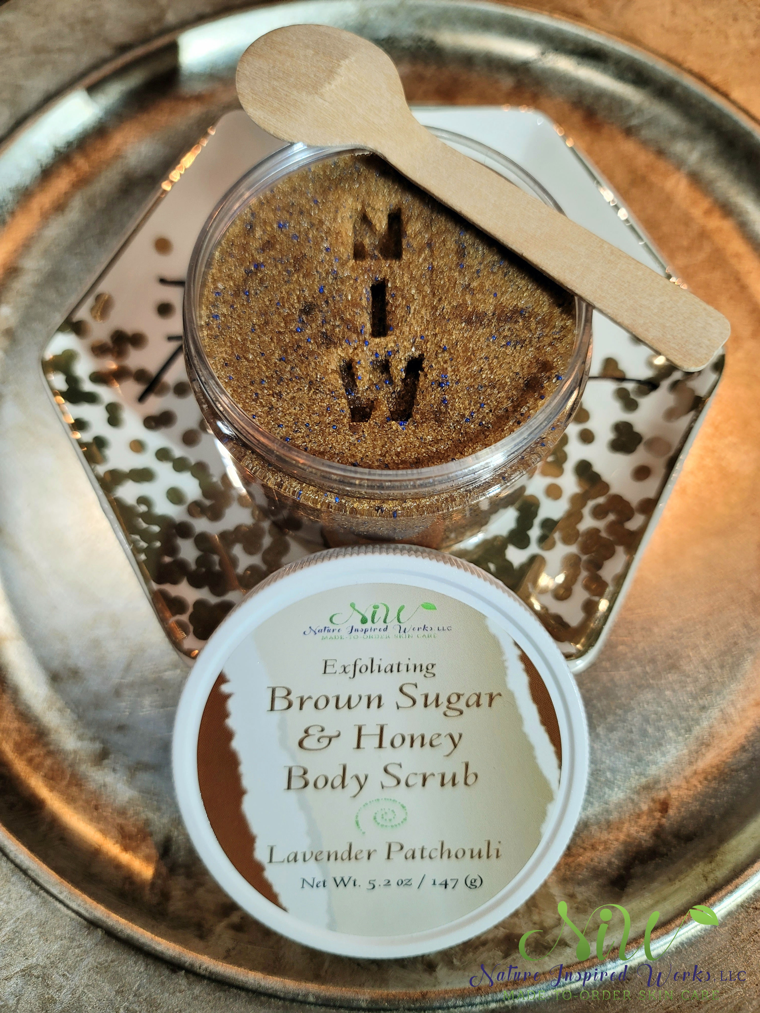 Lavender Patchouli Exfoliating Brown Sugar & Honey Whole Body Scrub