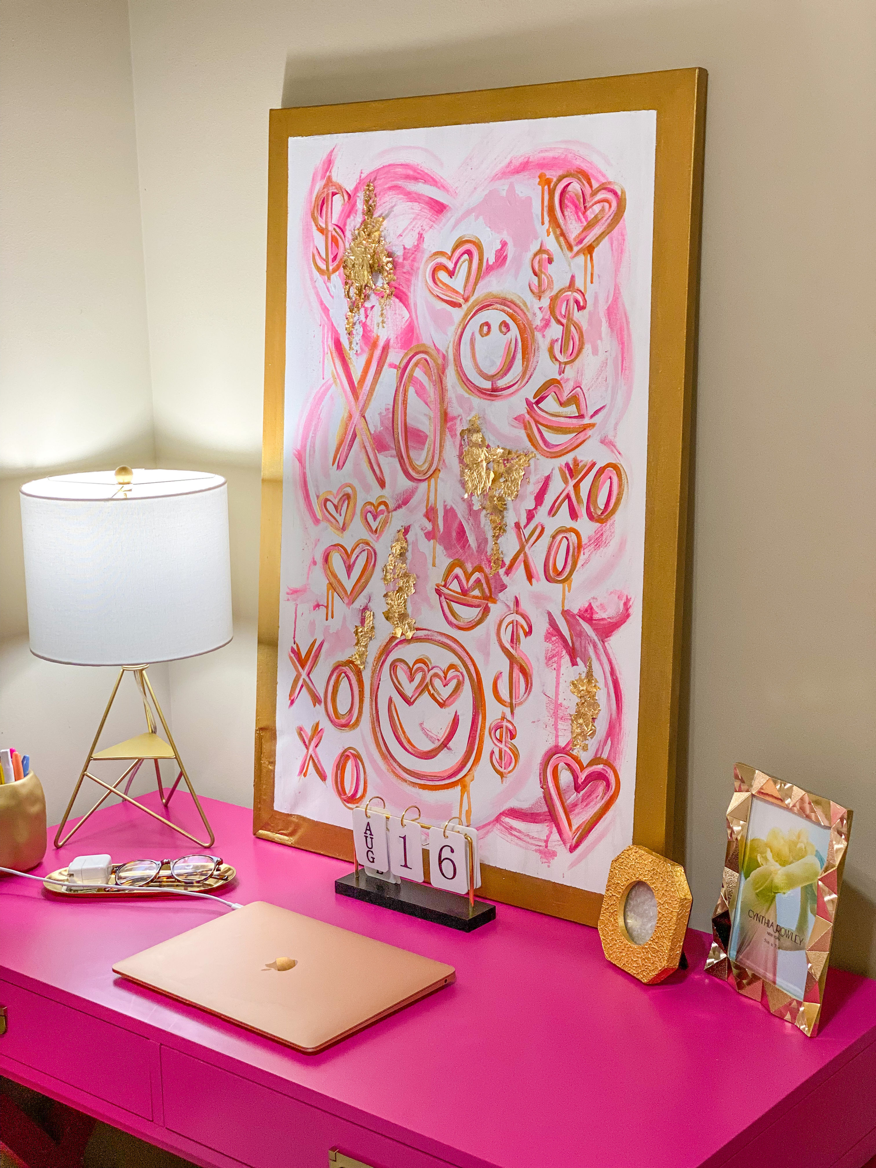 "XO Abstact" Canvas Print