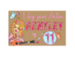 CUSTOMIZABLE Banner Design File