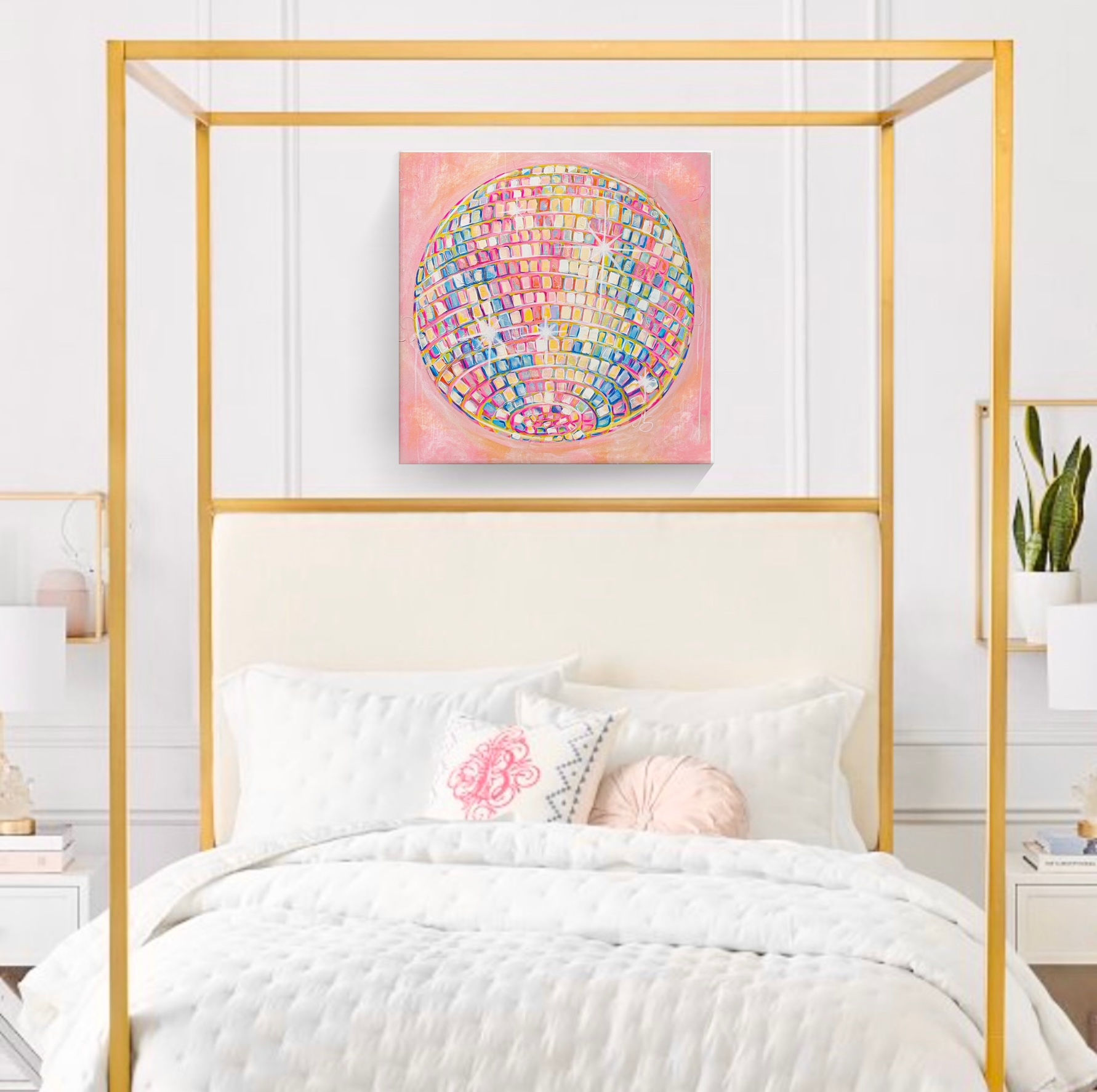 "Mirror Ball" Canvas Print