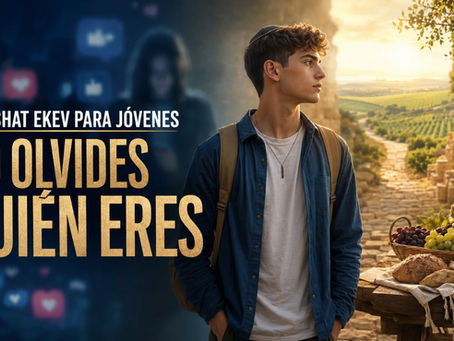 Parashat Ekev para jóvenes: no olvides quién eres