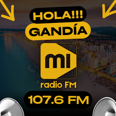 Mi Radio FM amplía su cobertura y llega a Gandía en el 107.6 FM