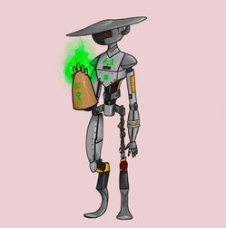 Robot Comic Character