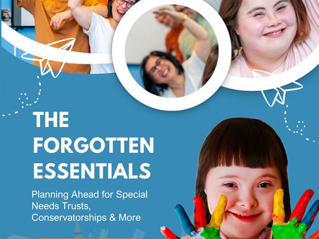 Planning documents for special needs trusts and conservatorships to protect long-term care and financial security.