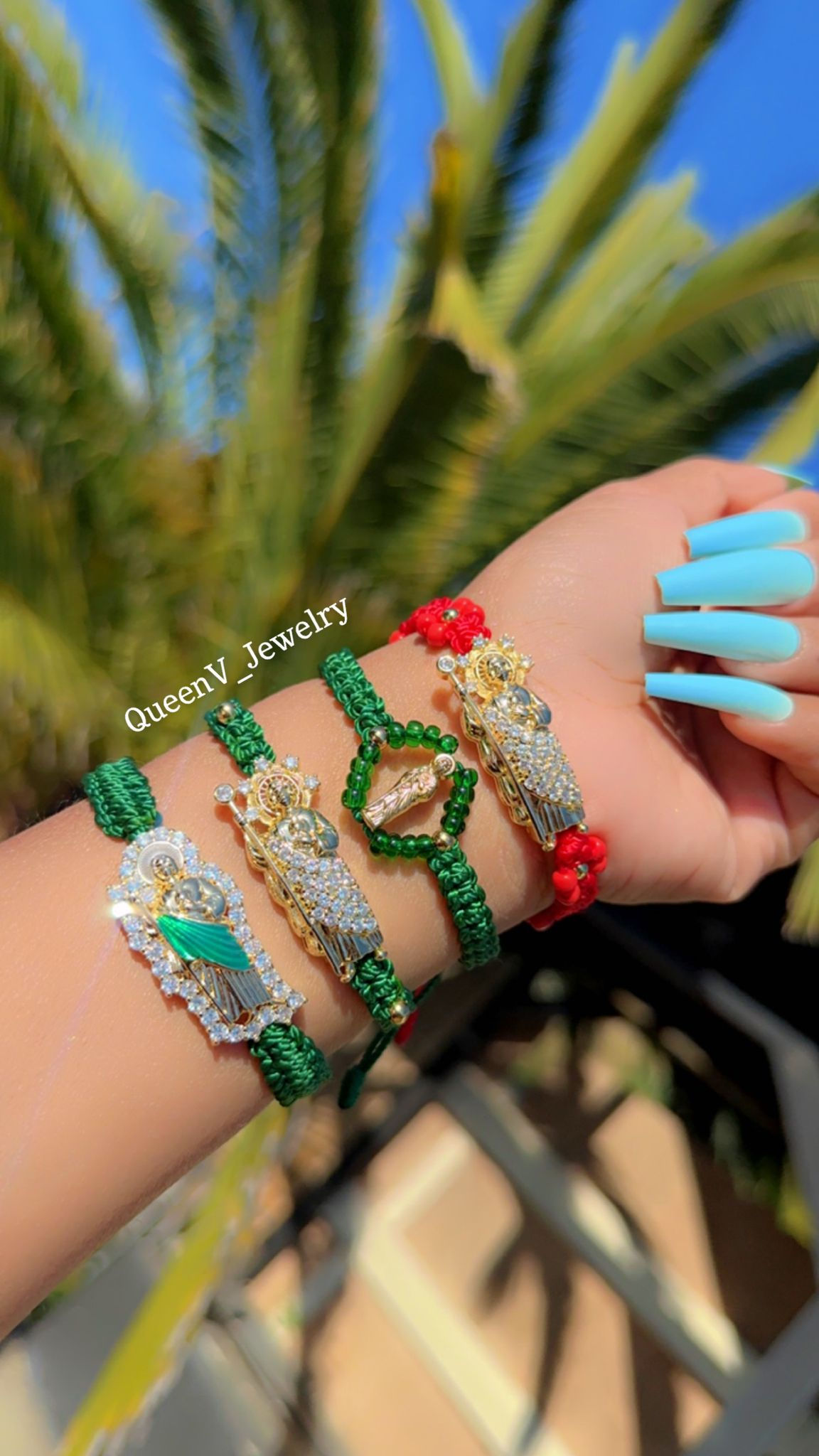 San Judas Adjustable Thread Bracelet