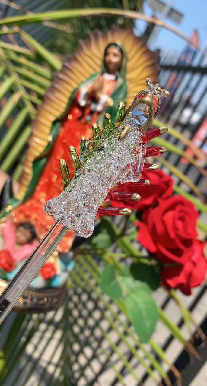 Thumbnail: Nuestra Guadalupe Glass Pen✨ Hand Made "Blown Glass"