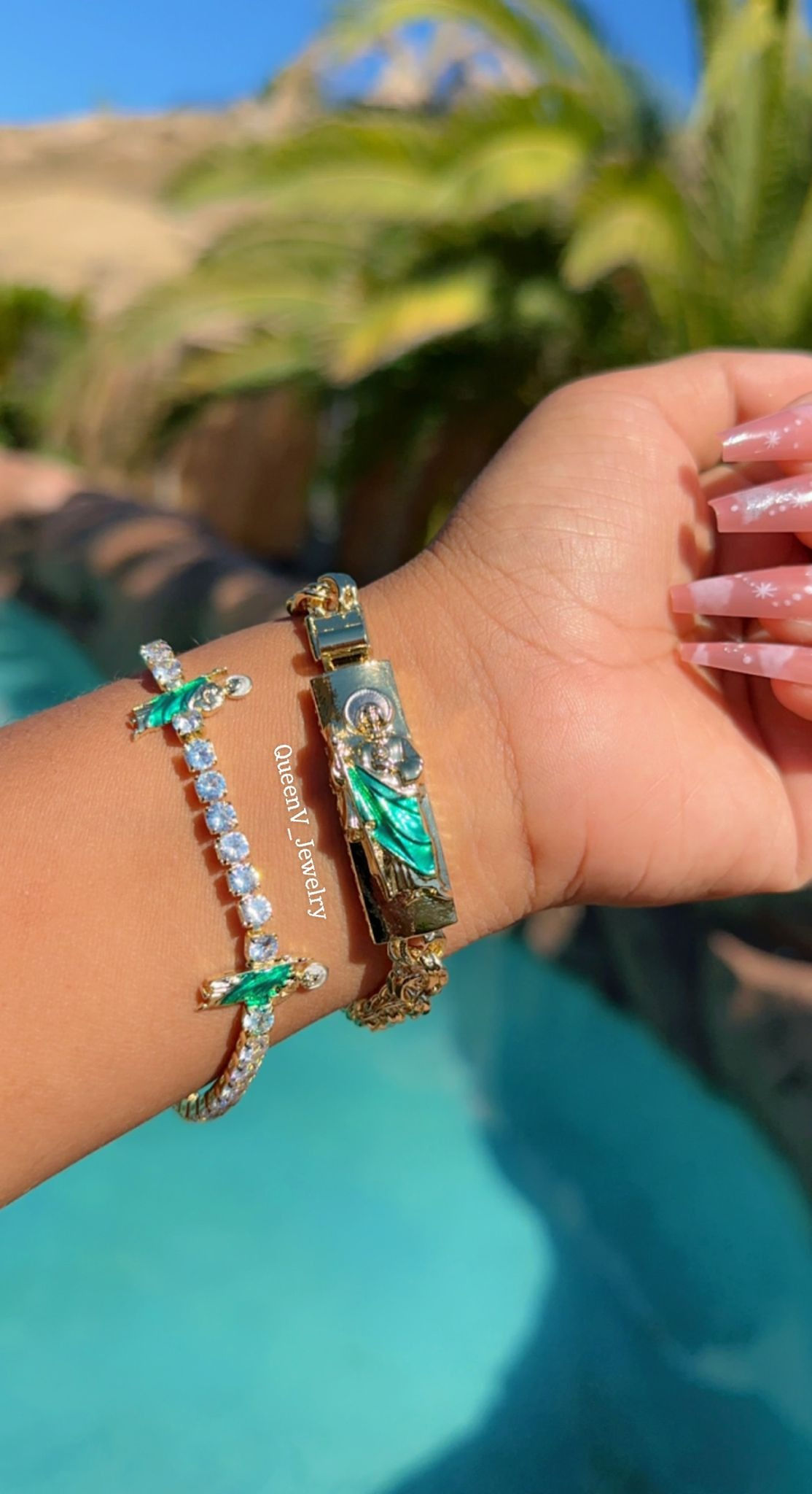 San juditas Chino Link Bracelet