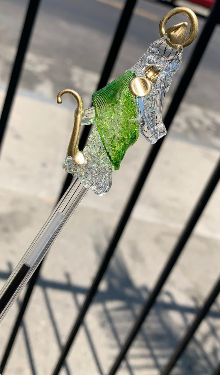 Thumbnail: San juditas Glass Pen✨ Hand Made "Blown Glass"