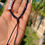 Thumbnail: San Judas or Guadalupe Personalized Name Swarovski Crystal Beads Thread Bracelet