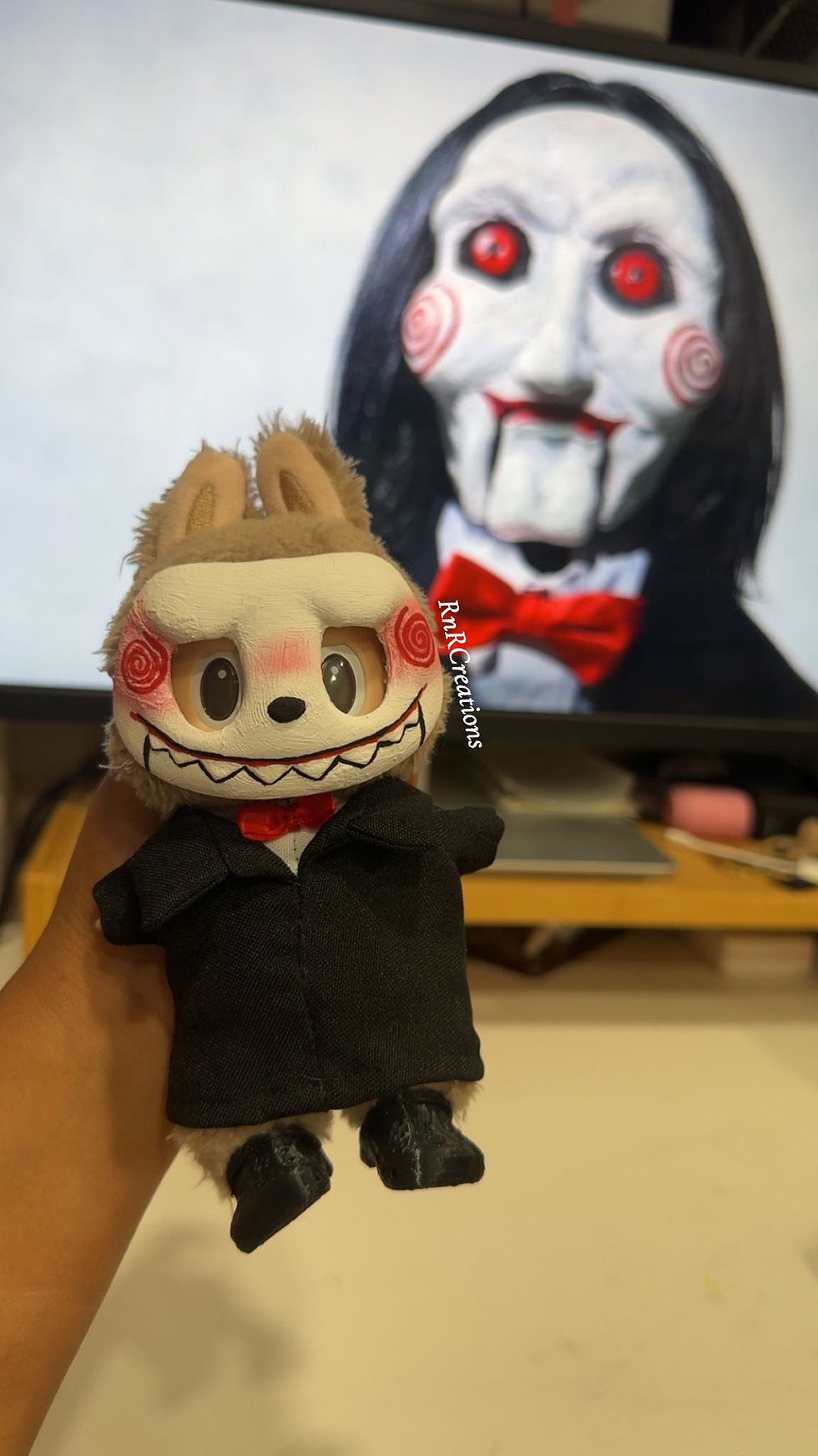 Thumbnail: Handmade Horror Mask And Outfit for Labubu