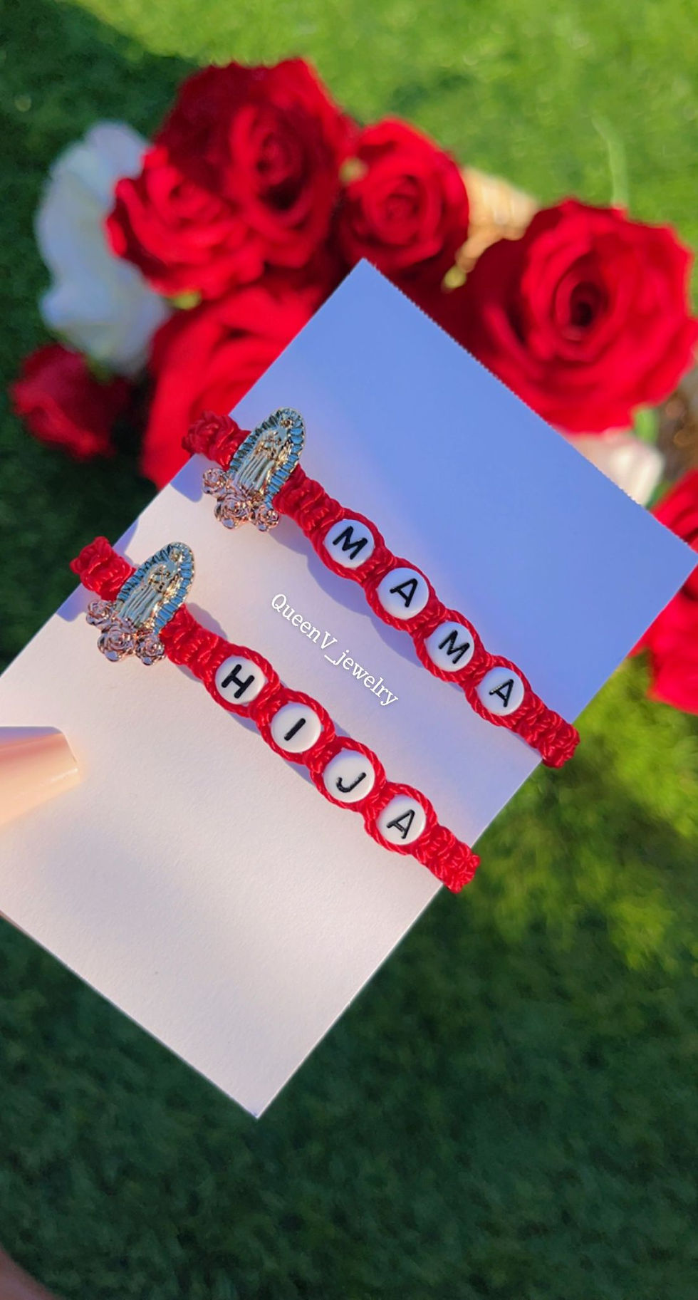 Guadalupe Mama y Hija Adjustable Bracelets. (Any Color)