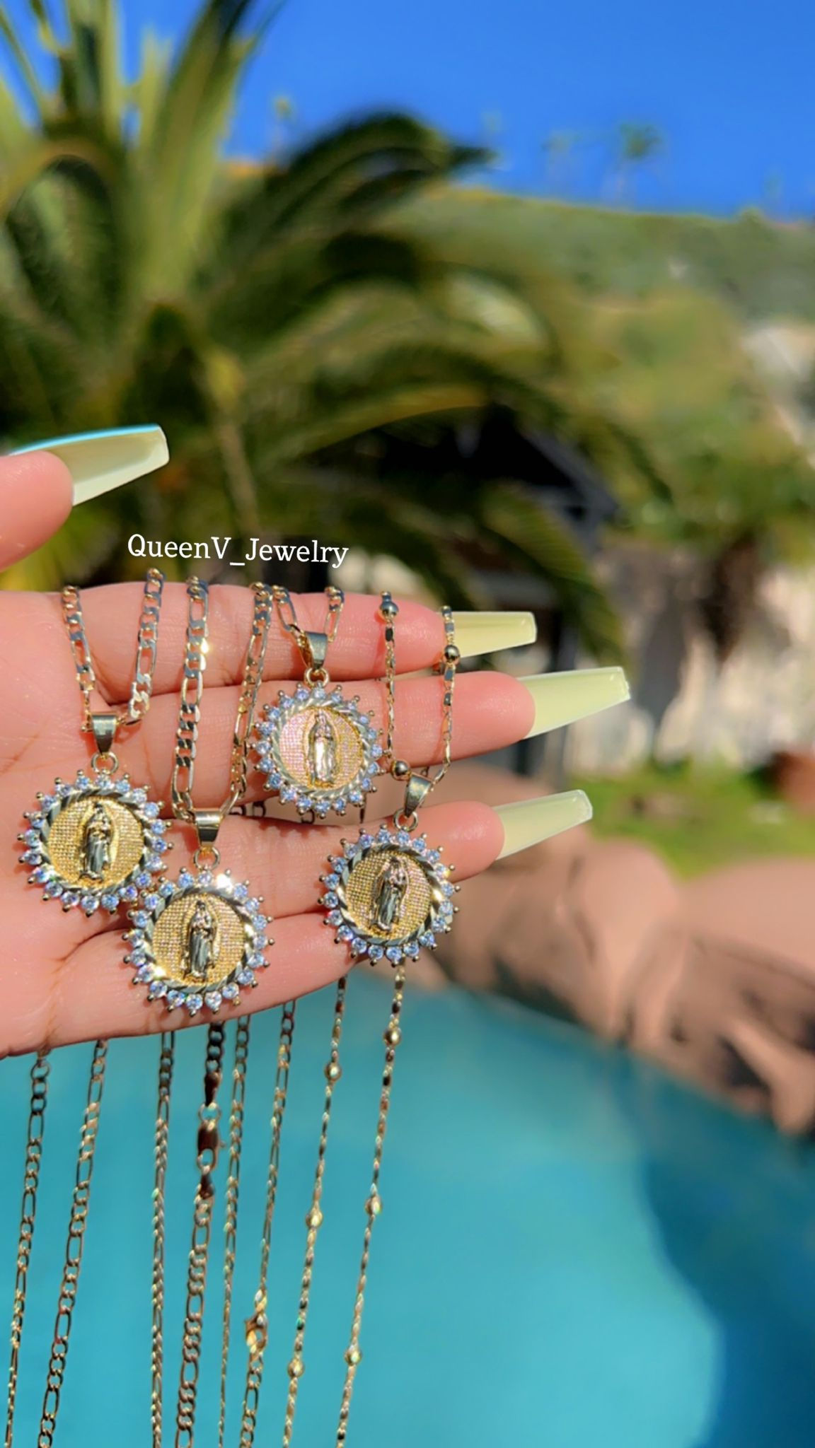 Guadalupe Bling Zirconia Necklace