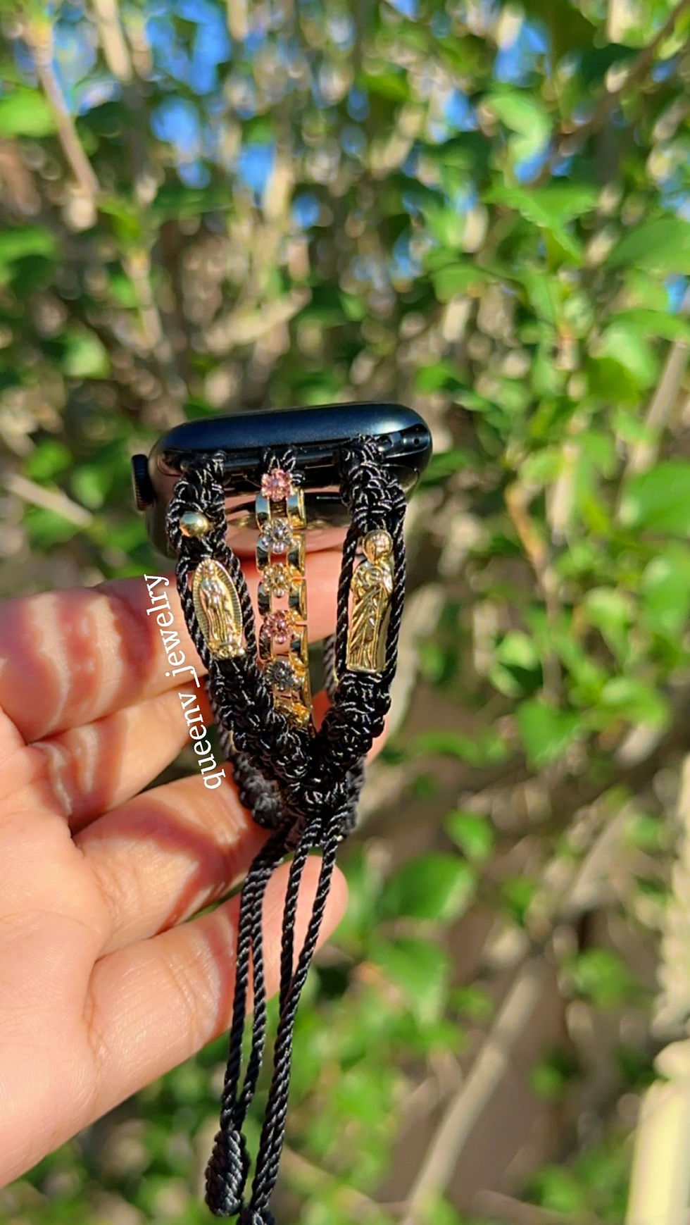 Thumbnail: Guadalupe & St Jude Chain Watch Band Strap