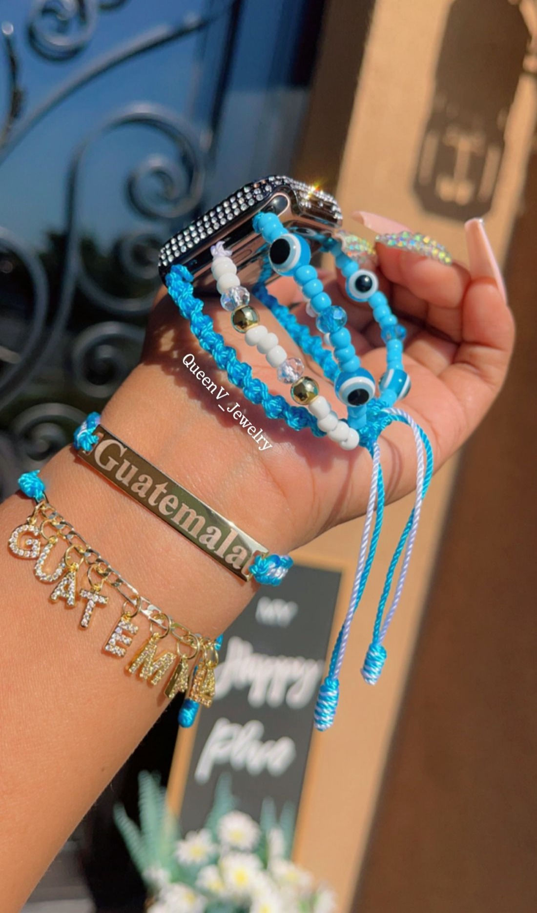 Guatemala Flag Apple Watch Band