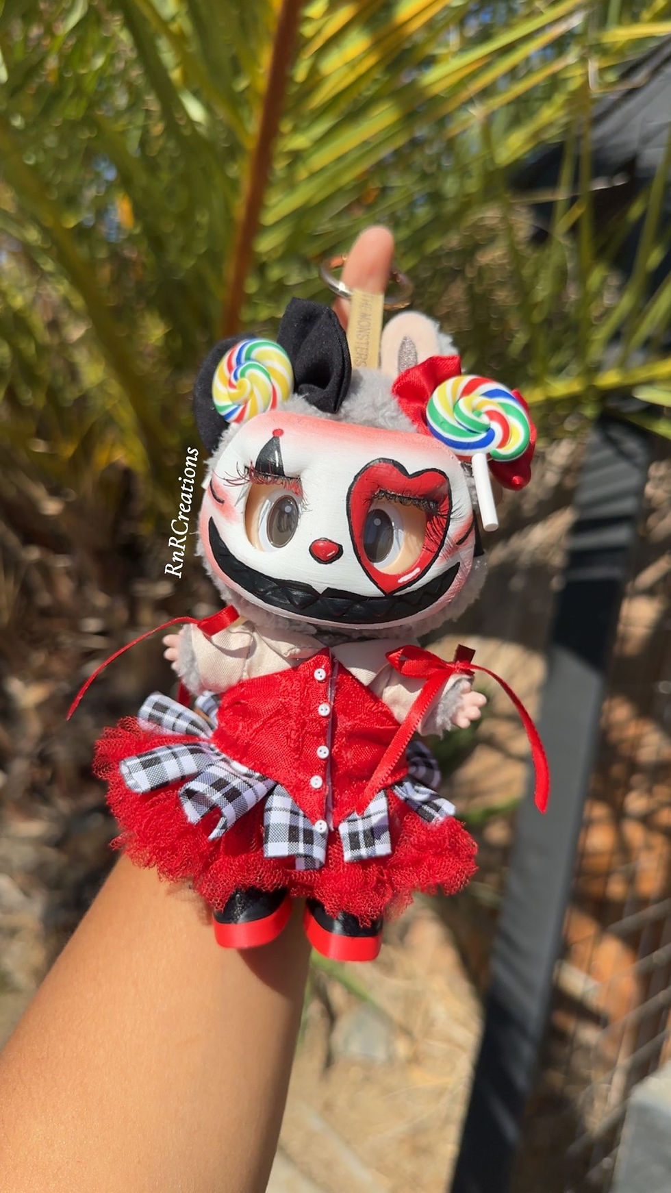Thumbnail: Clown Horror Mask– Handmade Outfit for Labubu