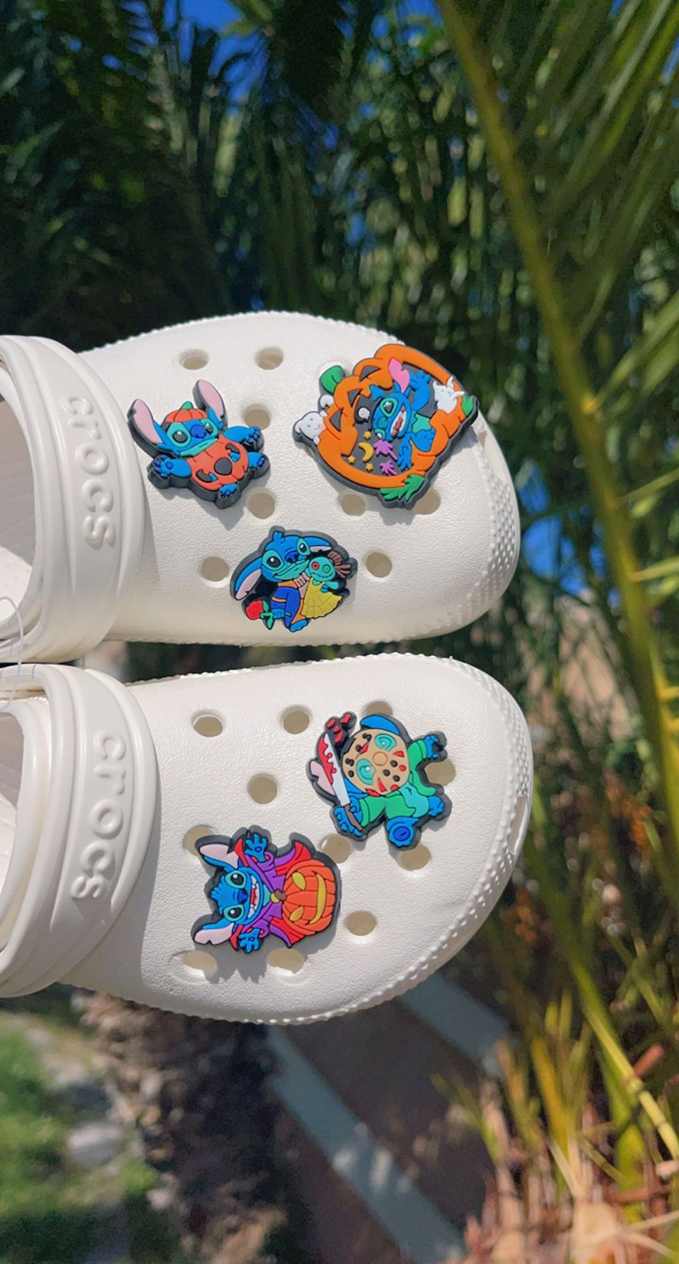 Stitch Halloween Croc charms