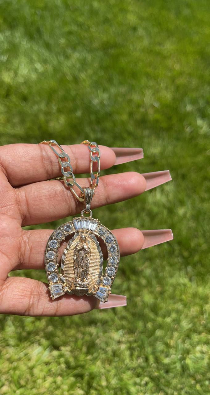 Thumbnail: Guadalupe White Crystal Necklace