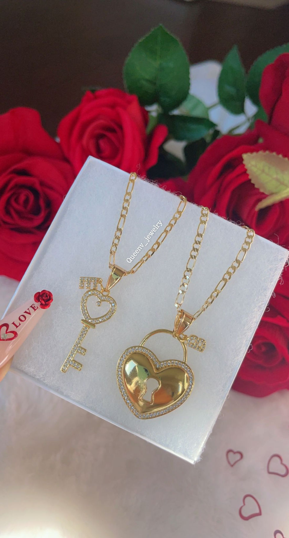 Thumbnail: The KEY to My HEART Couples Necklace