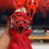 Thumbnail: Ghost Face Horror Mask with Horns – Handmade Outfit for Labubu