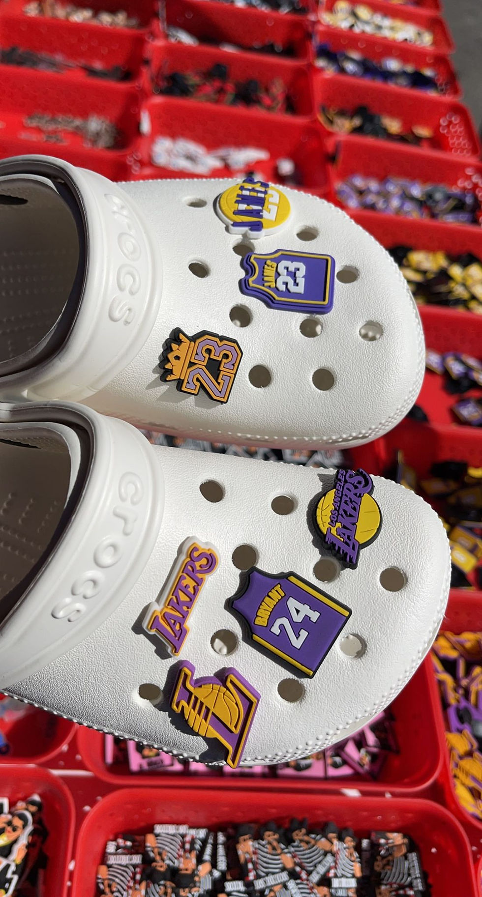 Thumbnail: Lakers Croc Charms