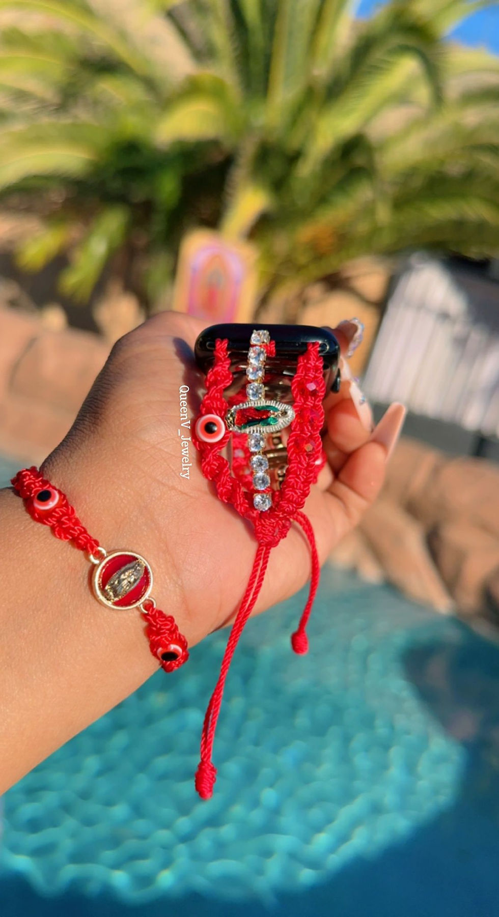 Thumbnail: Virgencita  Bling Tennis Apple Watch Band