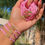 Thumbnail: Baby Pink Guadalupe & Evil Eye Thread Bracelet