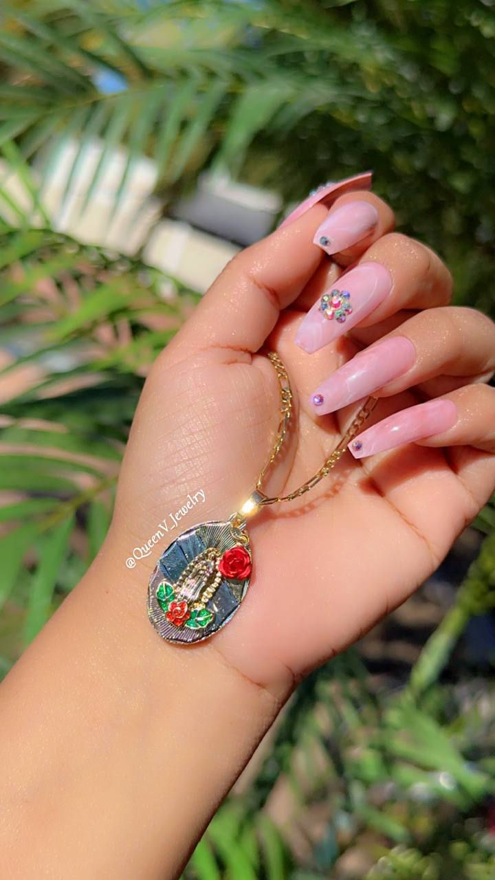 Thumbnail: Rosa de Guadalupe Necklace