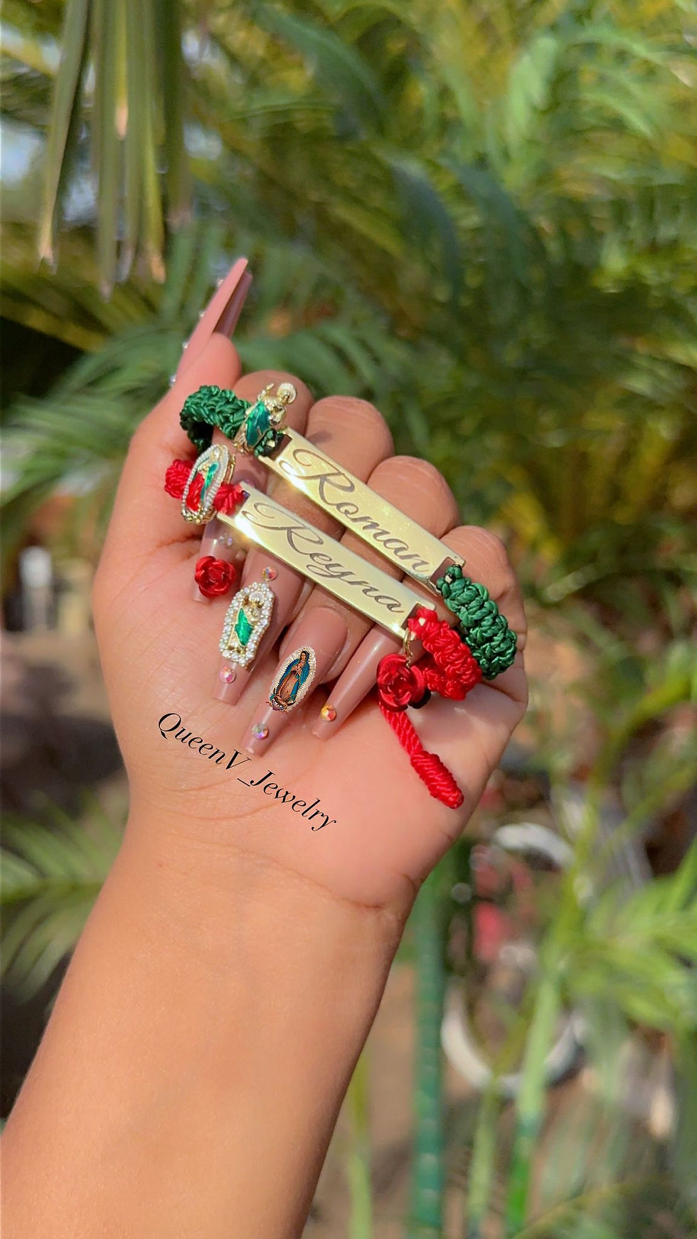 Thumbnail: Guadalupe & San Judas Personalized NAME Couple Initials Adjustable B