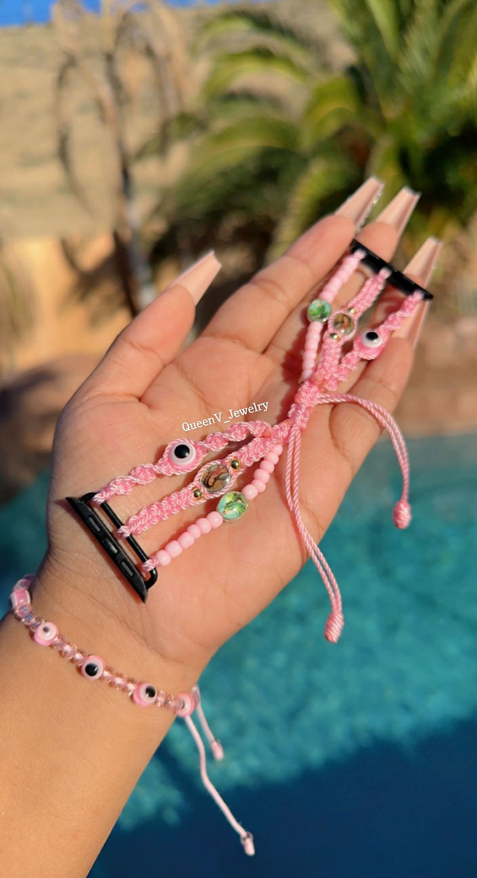 Thumbnail: San Juditas, Virgencita, & Evil Eye Apple Watch Band