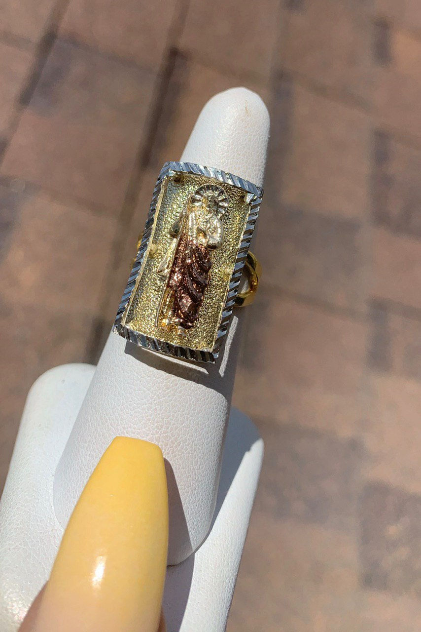 Thumbnail: 3-Tone San Judas Ring