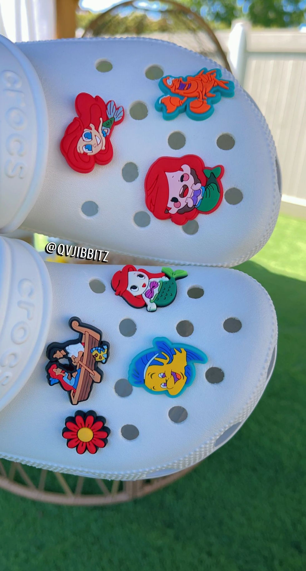 Thumbnail: little mermaid Croc Charms