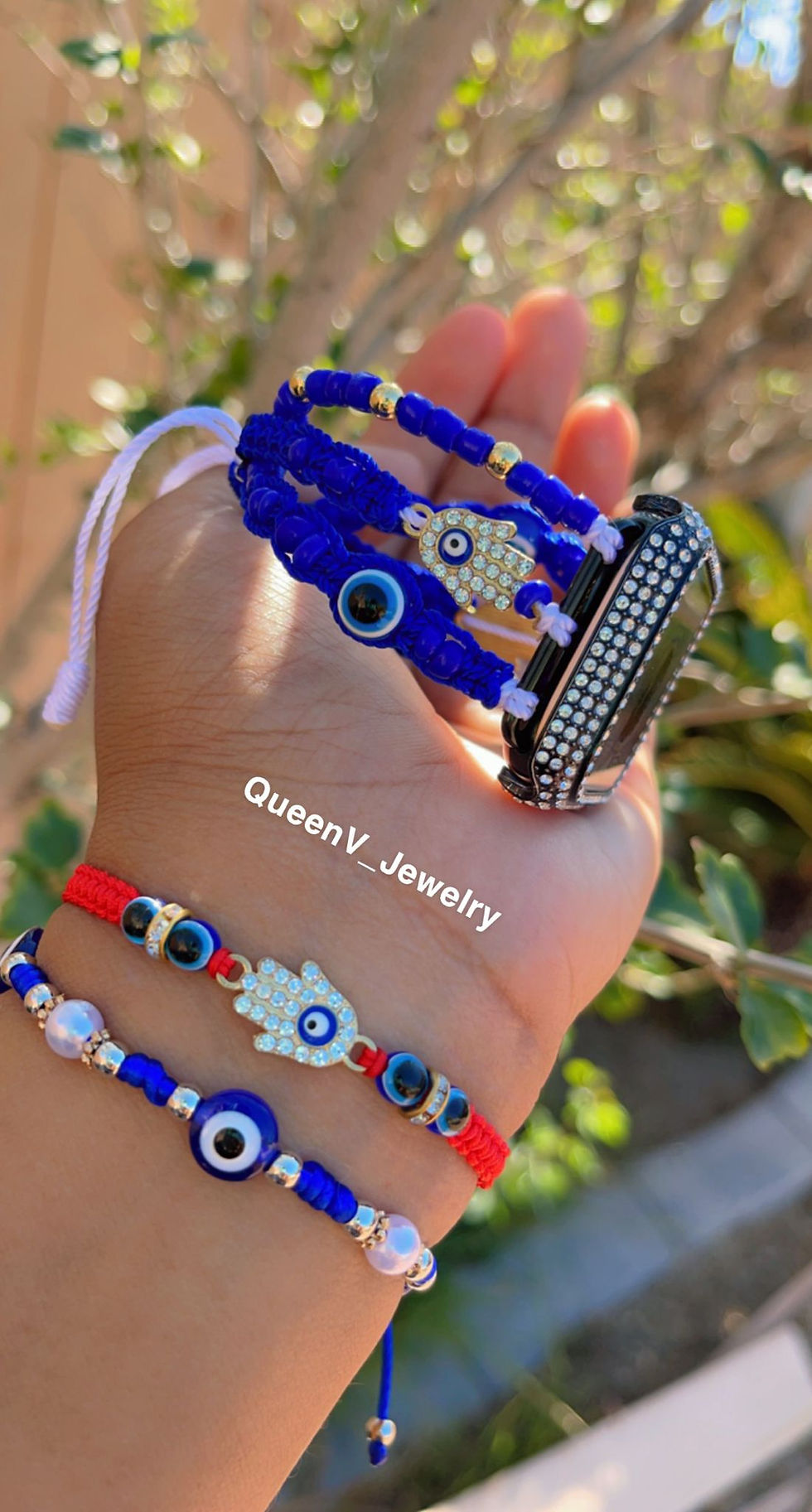 Thumbnail: Hamsa hand Evil eye Apple Watch Band