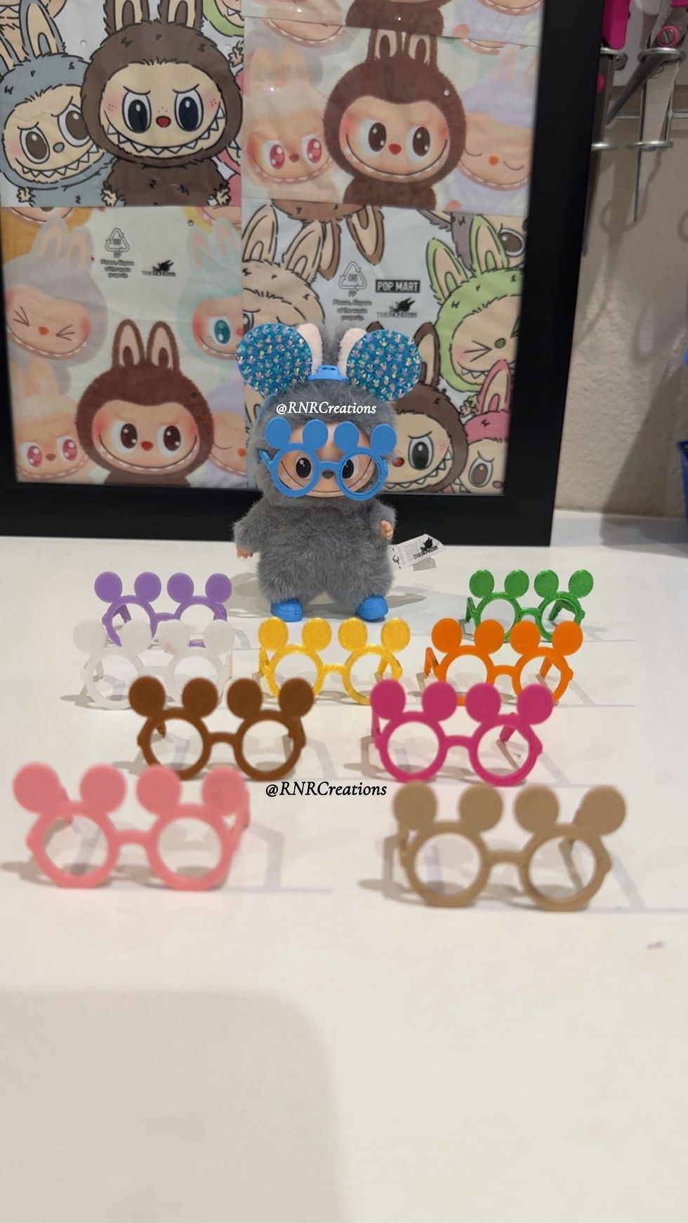 Thumbnail: Pin For Love Mini Labubu Removable Mouse Glasses