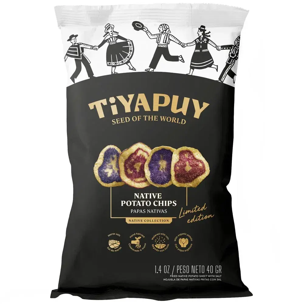 HOJUELAS DE PAPAS NATIVAS TIYAPUY - BOLSA 40 GR